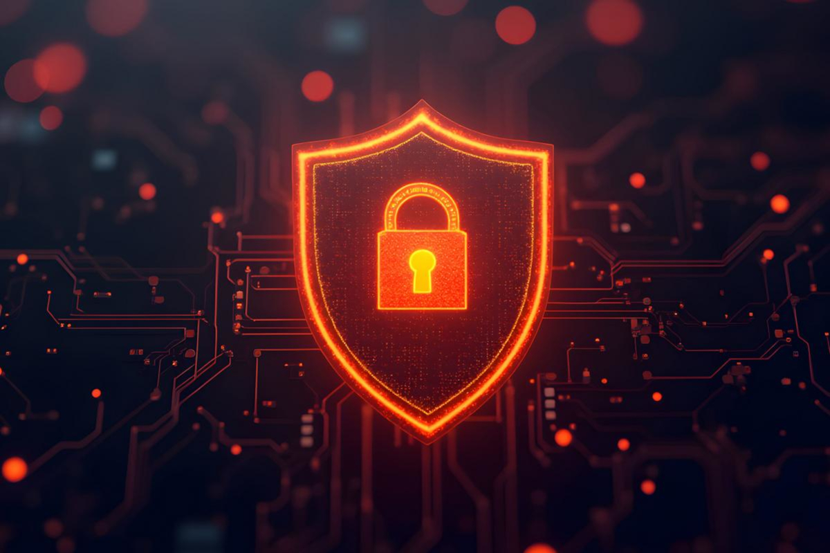 Digital Cybersecurity Concept.
